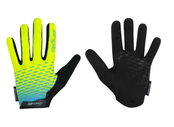Force Angle MTB Handschuhe in Fluo/Blau