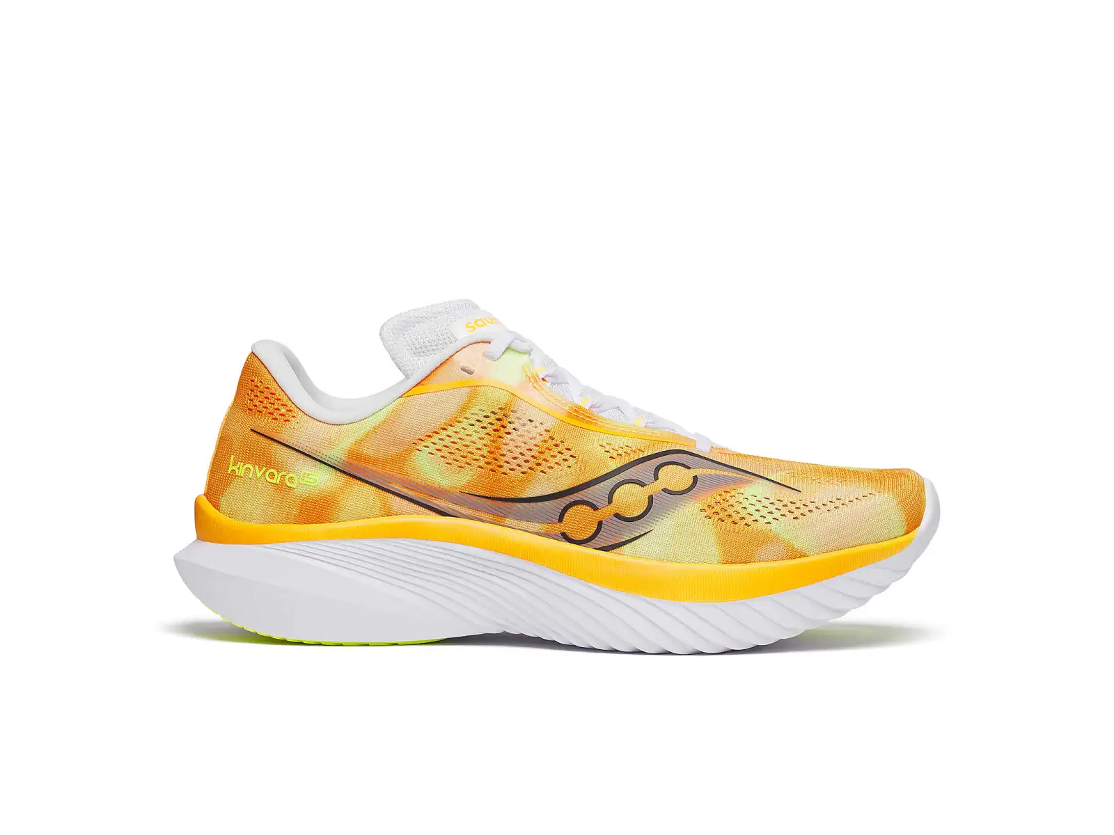 Saucony Kinvara 15 Herren-Laufschuhe Peel/White