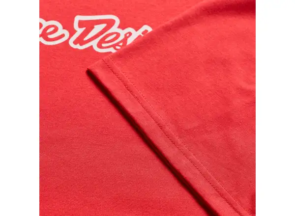 Troy Lee Designs Signature Herren T-Shirt Kurzarm Scarlet glo