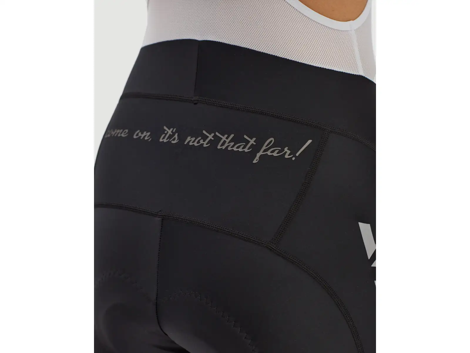 Silvini Suela Damen Shorts mit Polster und Einsatz Schwarz/Weiß