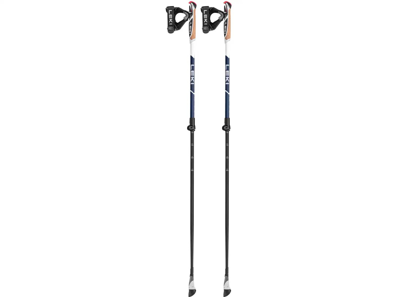 Leki Smart Supreme Trekkingstöcke Midnightblue/White Gr. 100-130 cm