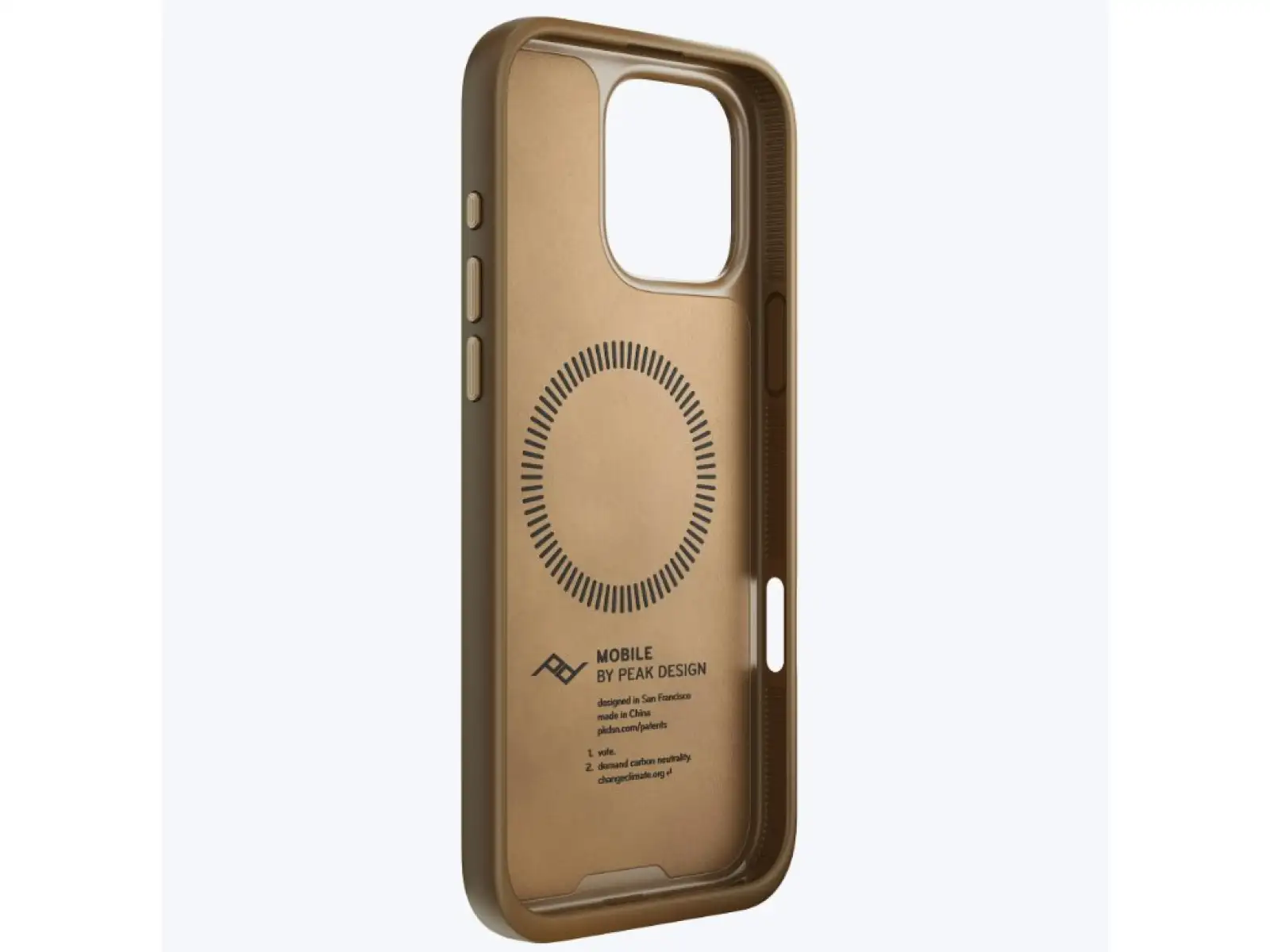 Peak Design Mobile Everyday Clarino Case für iPhone 16 Pro Max Handyhülle Tan