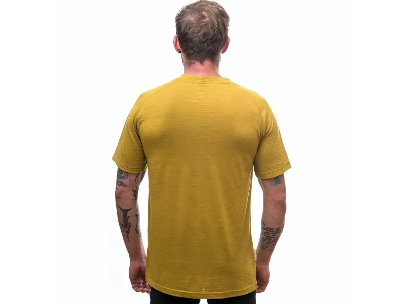 Sensor Merino Air PT Explore Herren T-Shirt Kurzarm Mustard