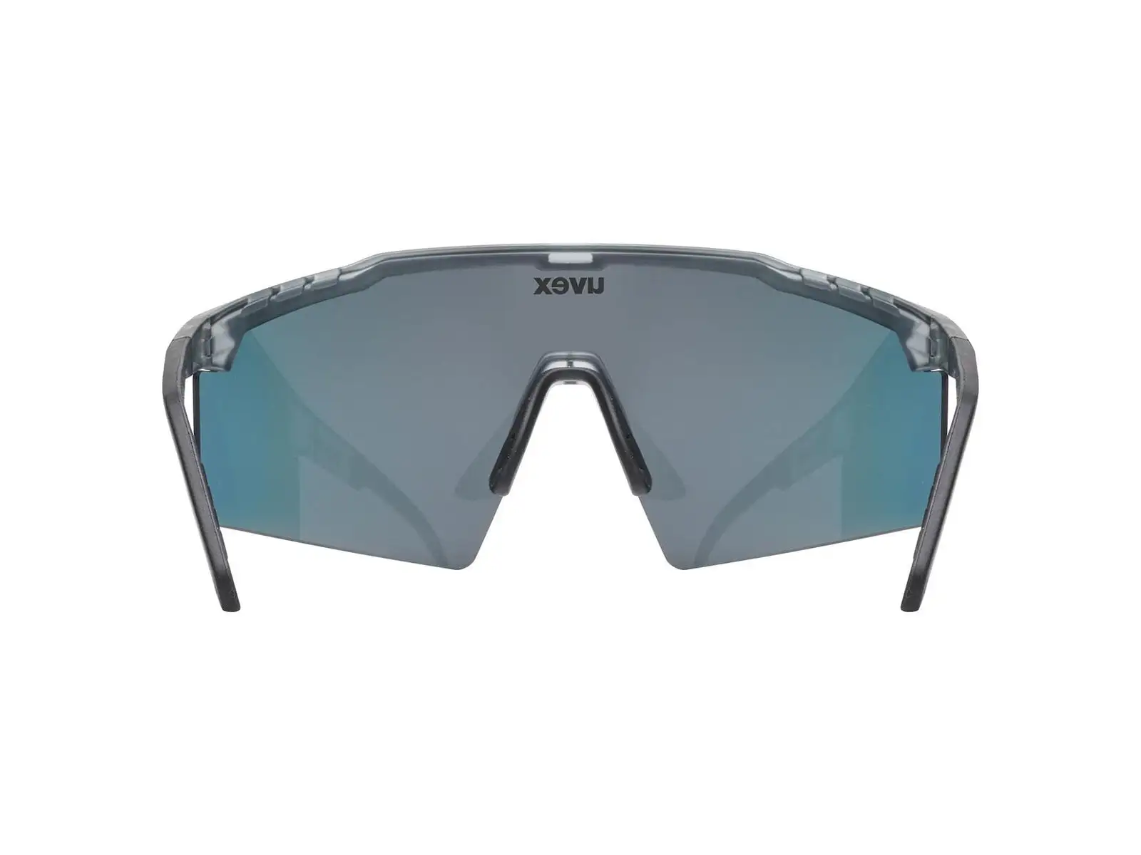 Uvex Flowline Sonnenbrille Smoke Matt/Mirror Red