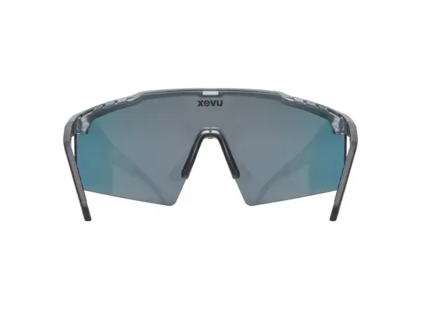 Uvex Flowline Sonnenbrille Smoke Matt/Mirror Red