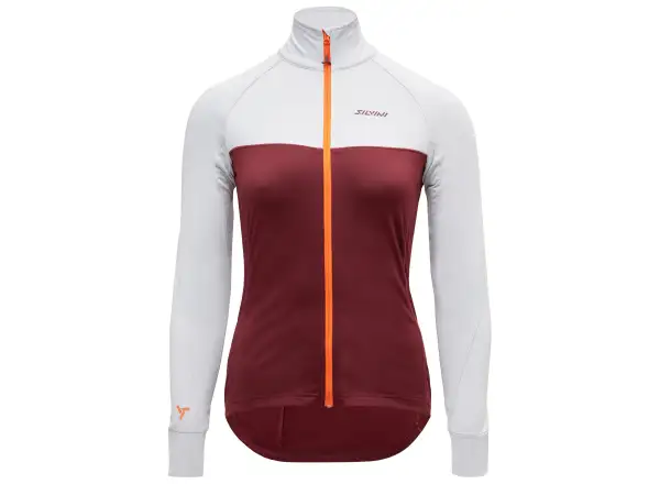 Silvini Matesia Damen Hoodie in Cloud/Merlot