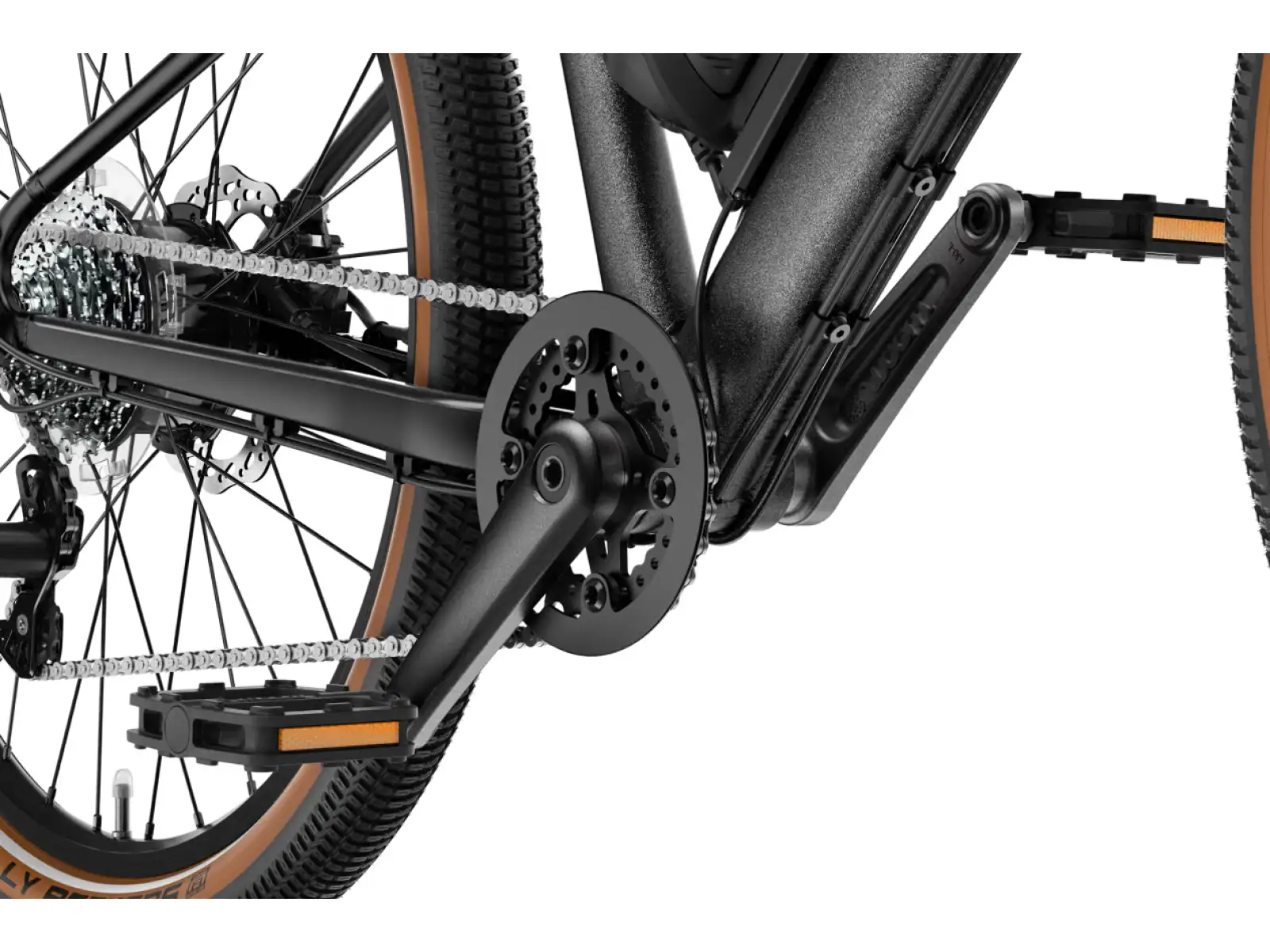 Woom Explore e 5 Kinder E-Bike Graphite Grey
