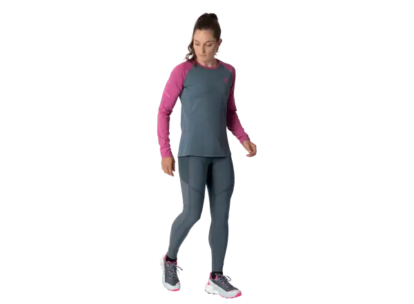 Dynafit Alpine Pro Damen T-Shirt Langarm Magenta