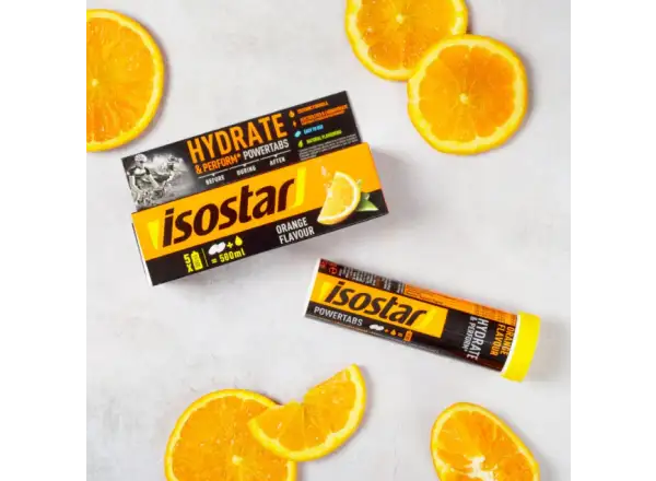 Isostar Powertabs Brausetabletten 120 g Orange