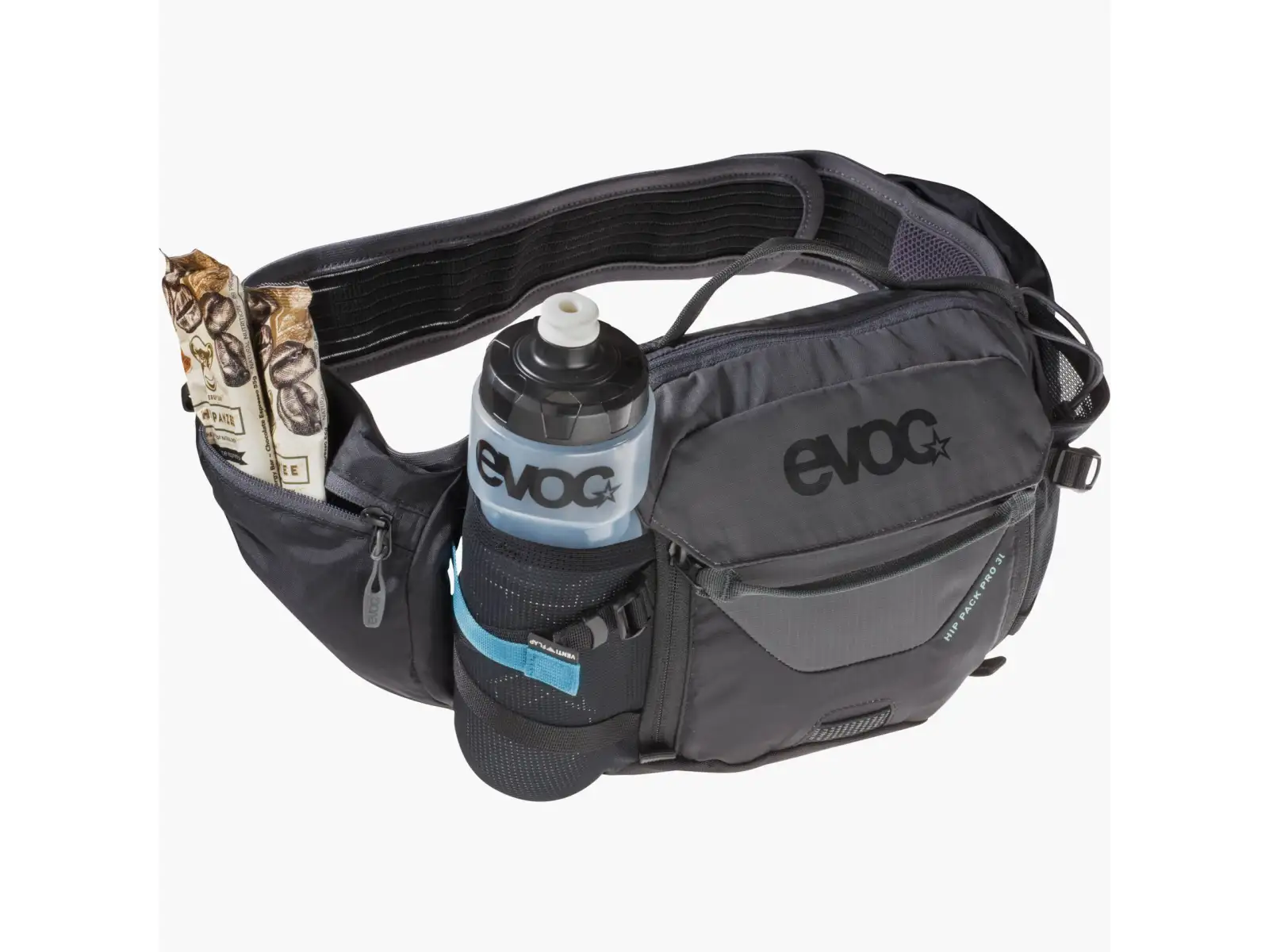 Evoc Hip Pack Pro 3 l Tasche + Trinkblase 1,5 l schwarz/kohlegrau