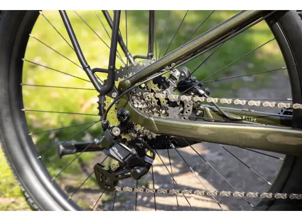Rock Machine eBlizz B70T Elektro-Mountainbike – Gloss Dark Forest