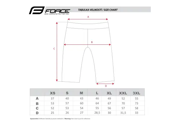 Force Blade Herren MTB Shorts ohne Polsterung schwarz
