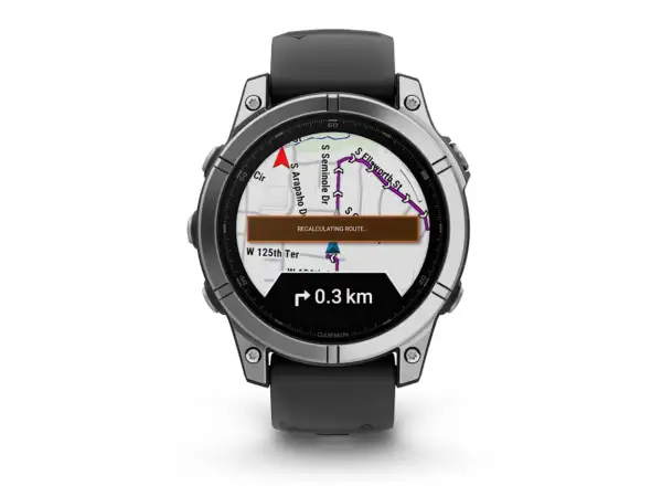 Garmin fenix E - 47 mm AMOLED Smartwatch Slate Grey Steel