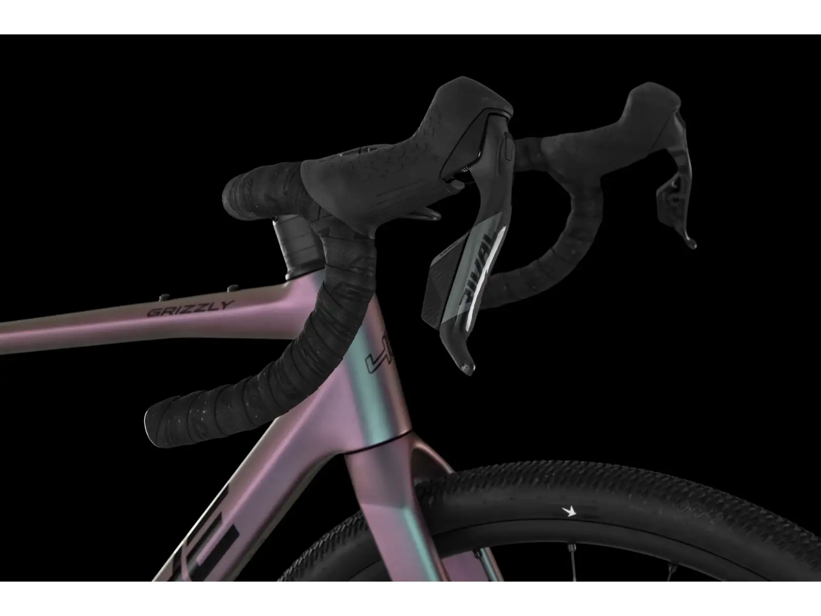 4Ever Grizzly AXS Gravelbike Titan Rainbow