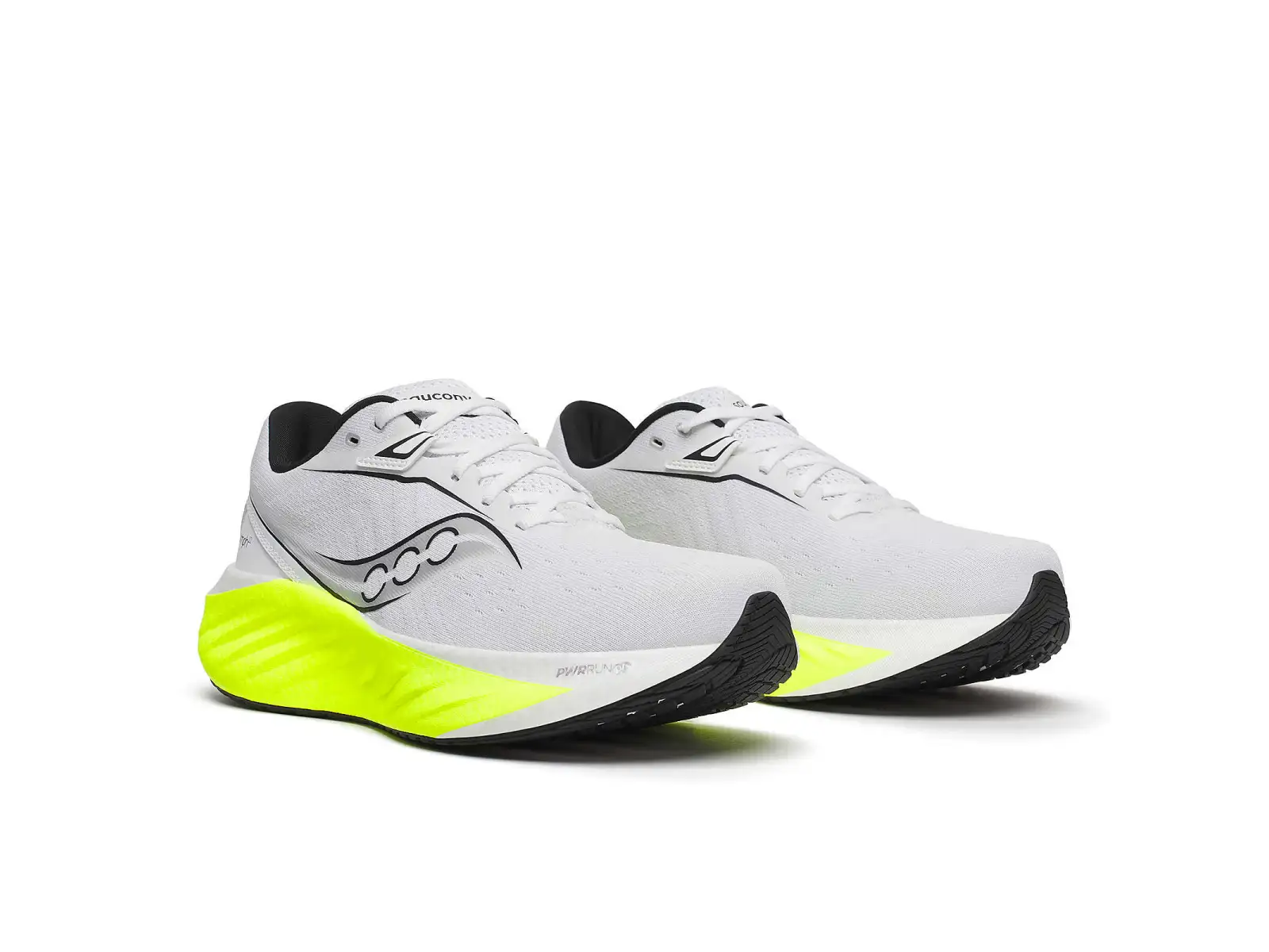 Saucony Triumph 22 Herren-Laufschuhe White/Citron