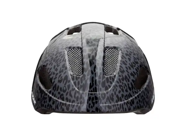 Lazer NUTZ KC Kinderhelm Schwarz Leopardenmuster Größe Uni (50-56 cm)