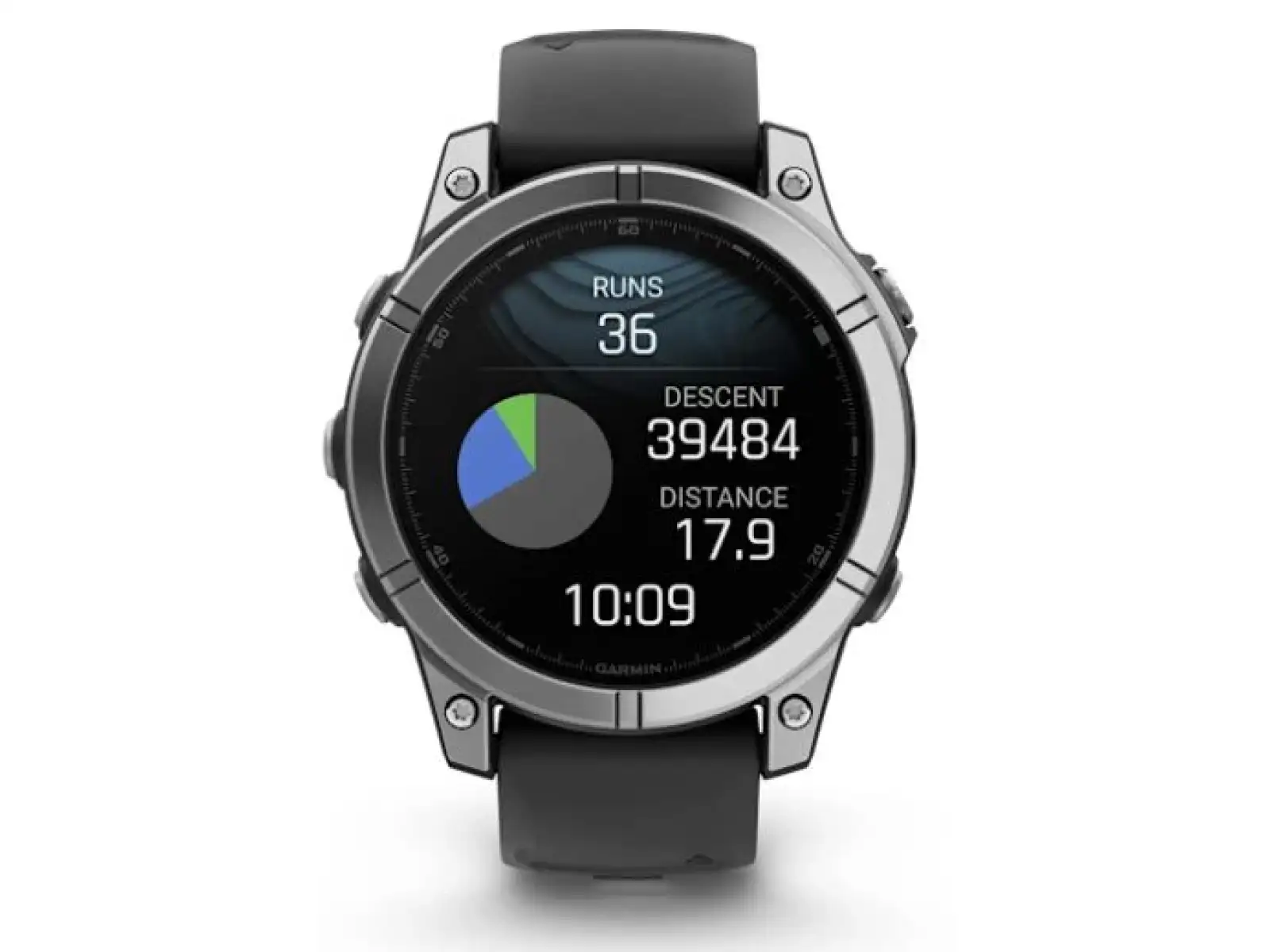 Garmin fenix E - 47 mm AMOLED Smartwatch aus Edelstahl