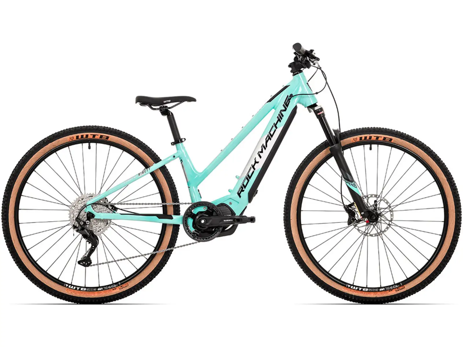 Rock Machine Torrent INT e90-29 Lady Gloss Mint/Silber Damen-Elektro-Mountainbike
