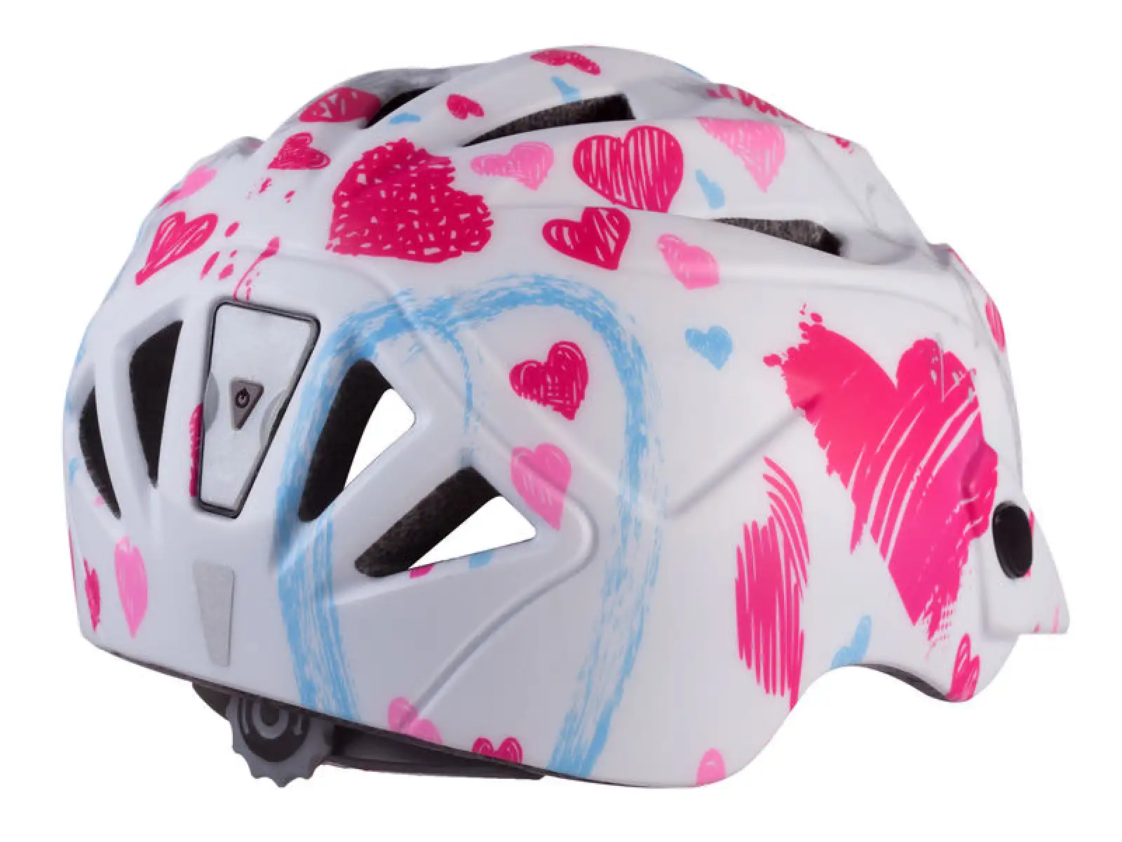 Etape Pluto Light Kinderfahrradhelm weiß/rosa matt