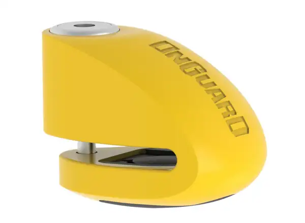 ONGUARD Scheibenschloss mit Alarm Stift 6 mm gelb