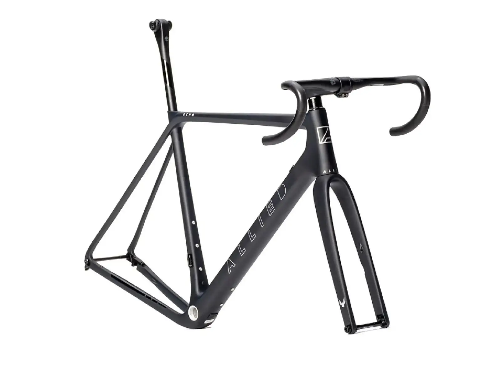 Allied Cycle Works Echo Gravel-Rahmenset Schwarz