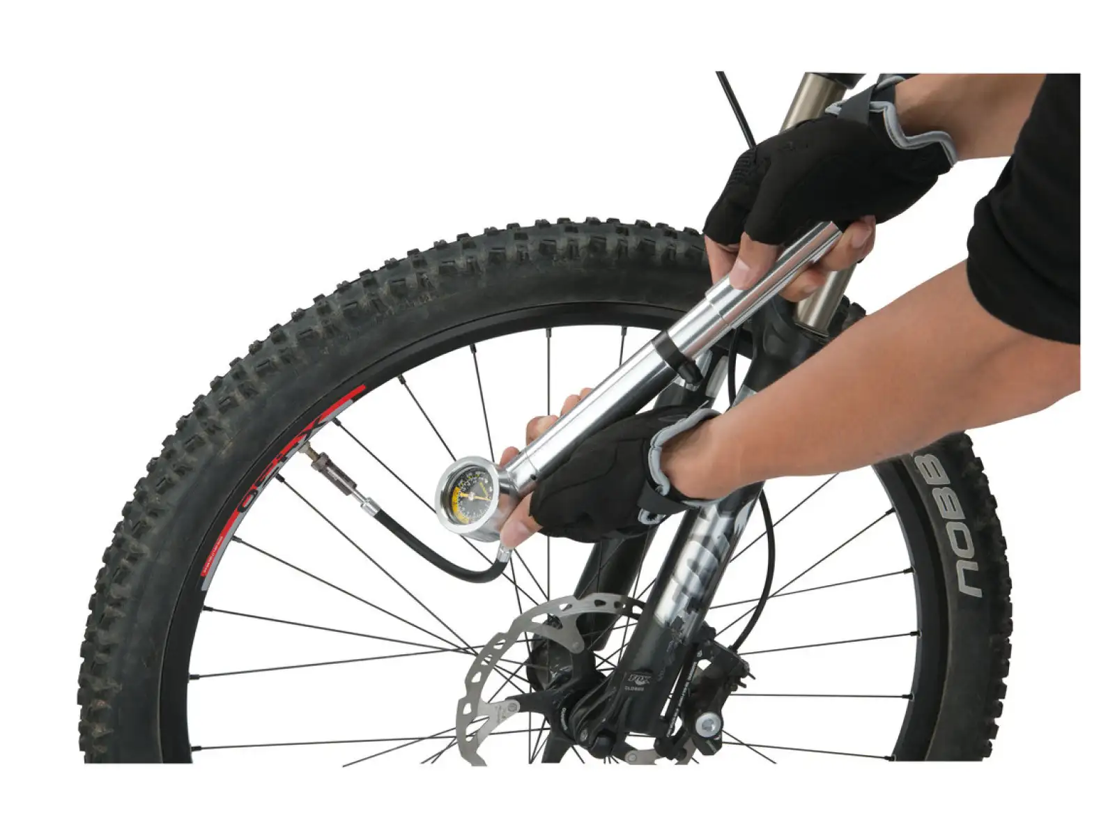 Topeak Shock n Roll Pumpe für Reifen und Gabeln