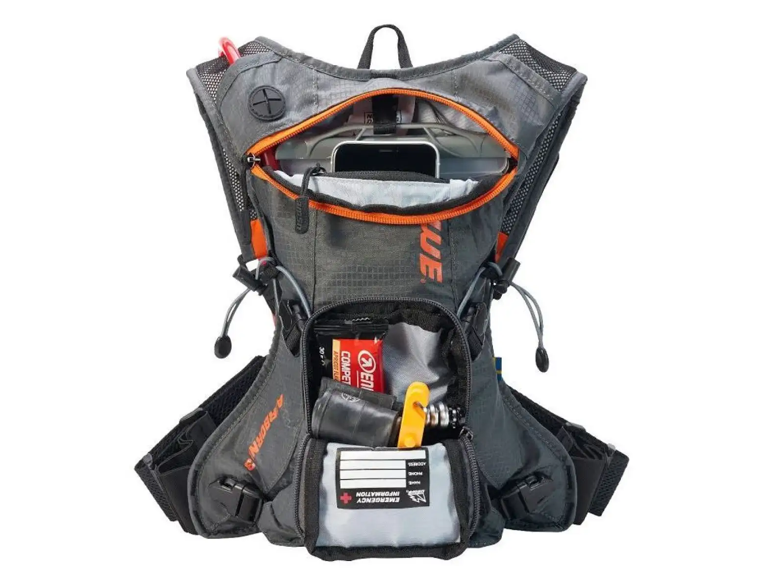USWE Airbone 3 Rucksack 3l Grau/Orange