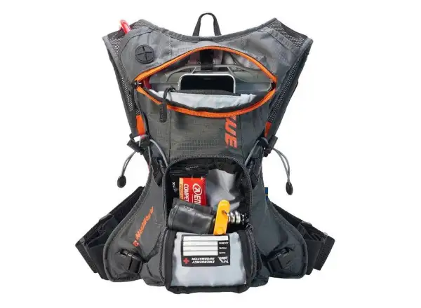 USWE Airbone 3 Rucksack 3l Grau/Orange