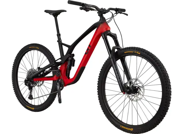 GT Force 29 Carbon Elite Fully Suspended Mountain Bike Red