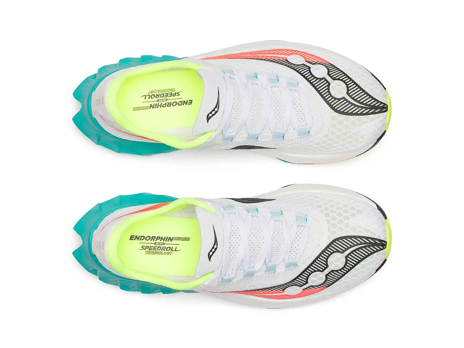 Saucony Endorphin Pro 4 Damen-Laufschuhe white/mutant