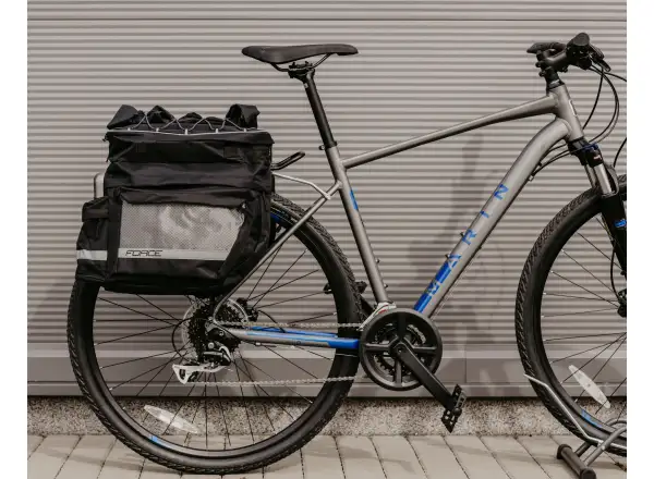 Force Target Dreifachtasche für Gepäckträger 35 l schwarz