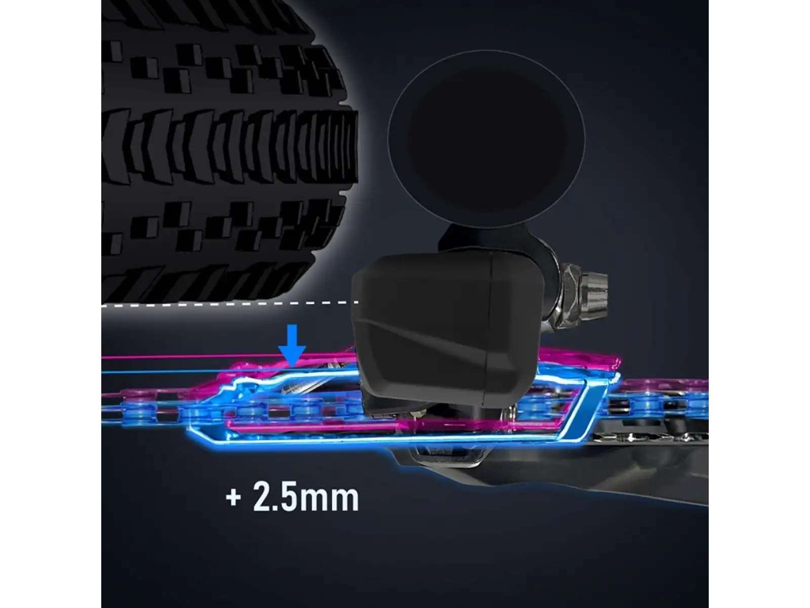 Shimano GRX Di2 FD-RX825 2×12-fach Umwerfer