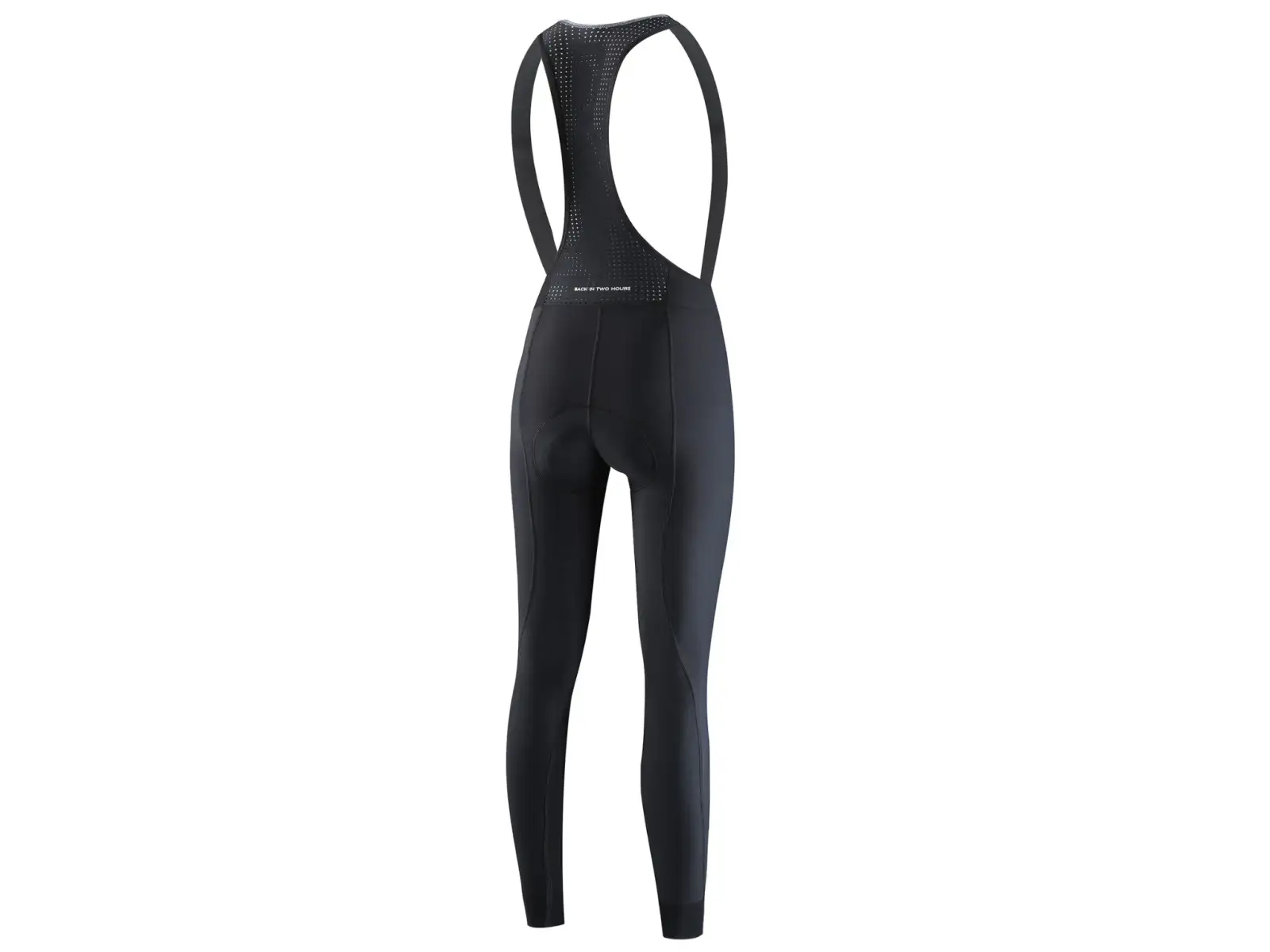 Dotout Heat Damen-Fahrradhose mit Latz und Polsterung Schwarz/Schwarz