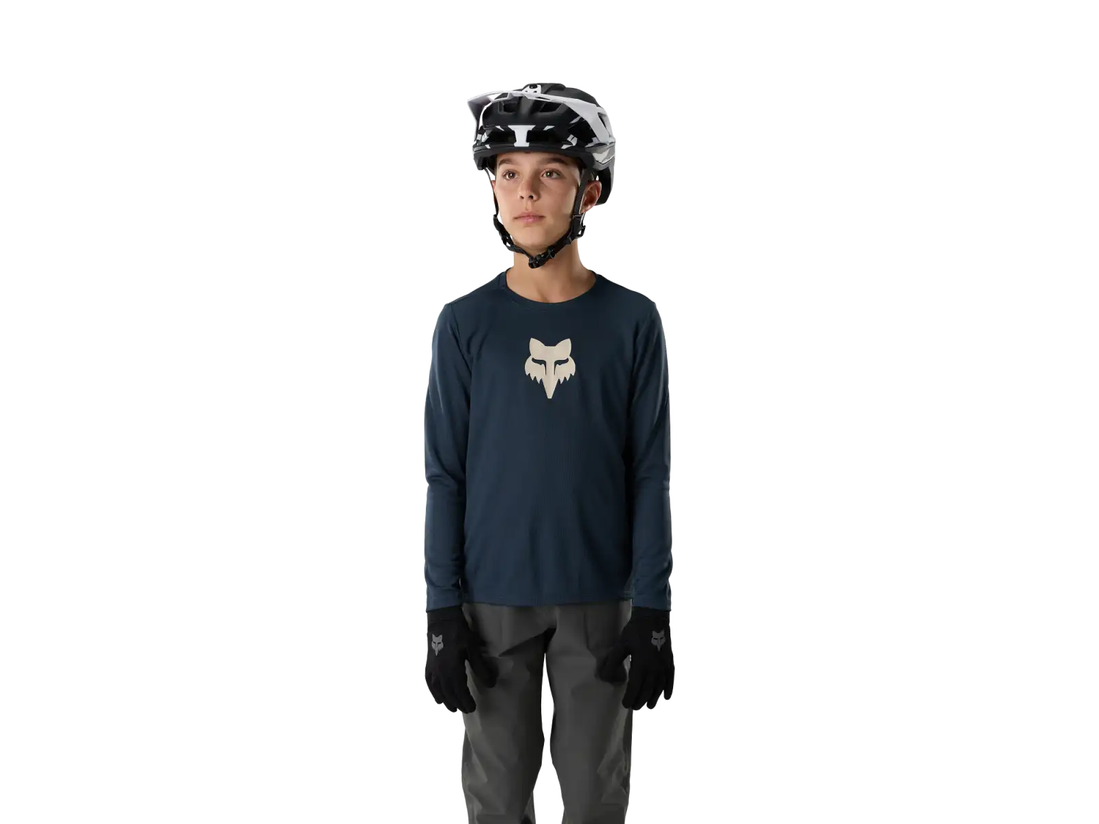 Fox Ranger Youth Head Kindertrikot lange Ärmel Galaxy blue