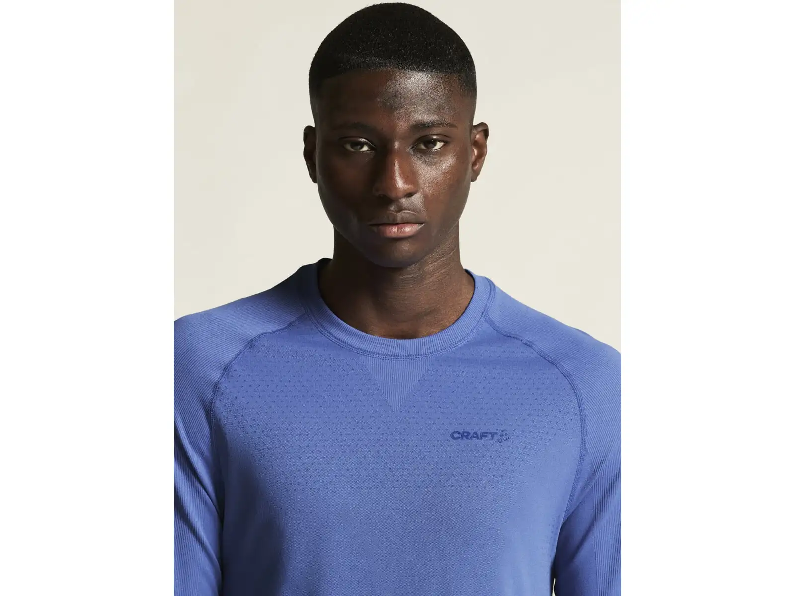 Craft Active Comfort LS 2 Herren T-Shirt langer Ärmel blau