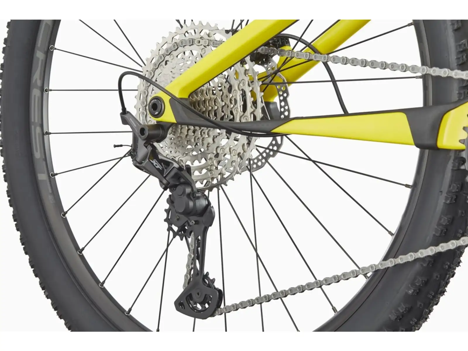 Cannondale Scalpel Carbon 4 Mountainbike Race Yellow.