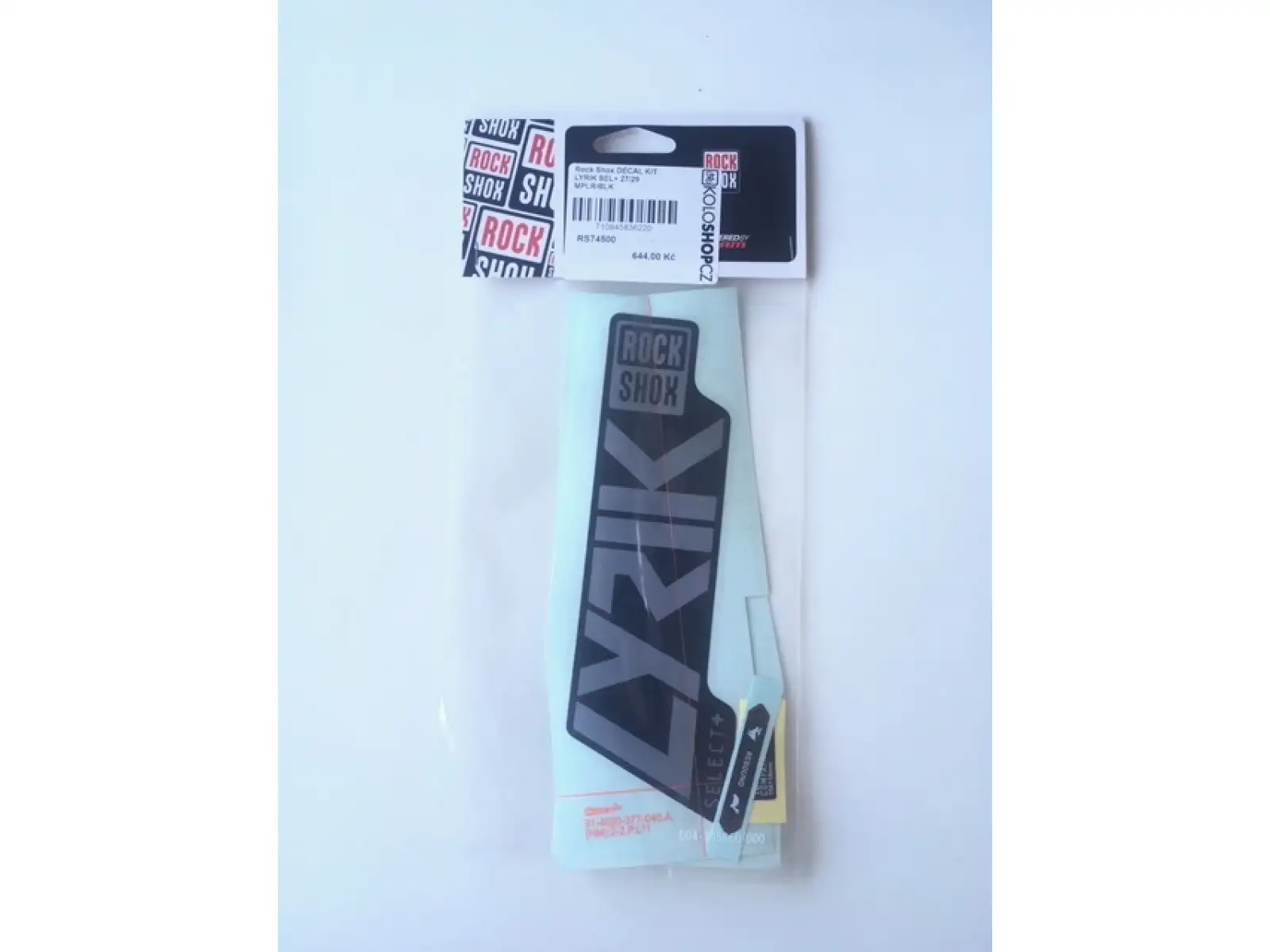 Rock Shox Decal Kit für Lyrik Select+ 27,5" und 29" Polar Grey / Gloss Black