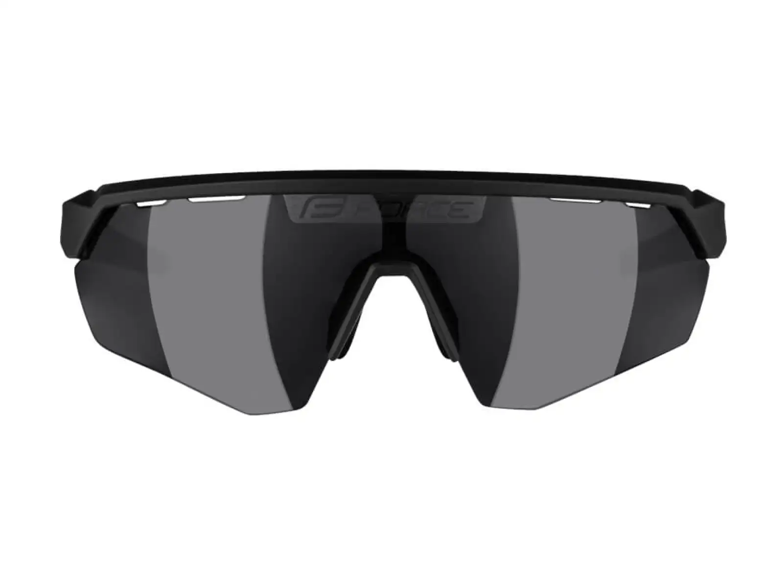 Force Enigma Fahrradbrille schwarz/grau, schwarze Gläser
