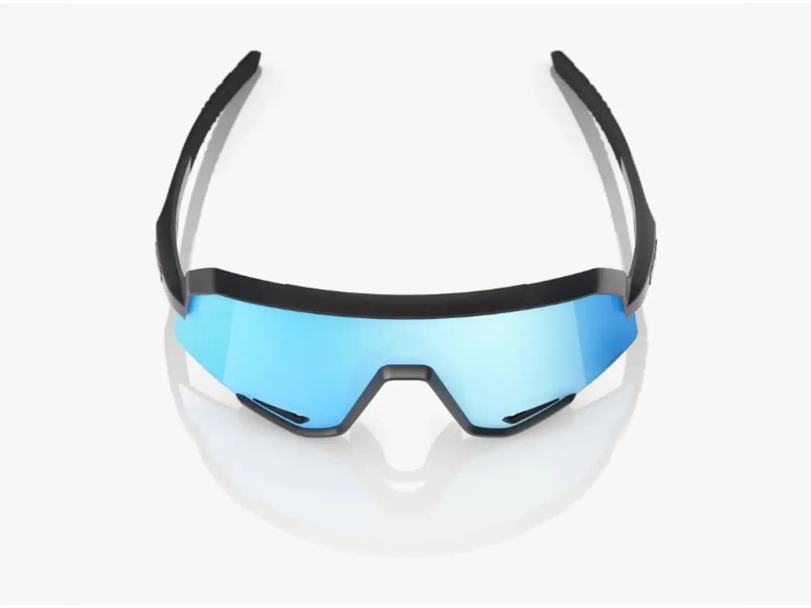 100% Slendale Brille Matte Black/HiPER Blue Multilayer Spiegel