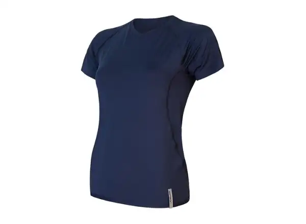 Sensor Coolmax Tech Damen T-Shirt kurzarm Deep Blue