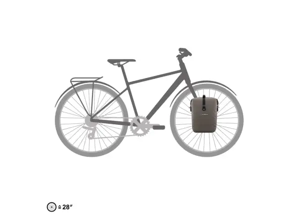 Ortlieb Gravel Pack QL3.1 Seitentasche 14,5 l Dunkelsand