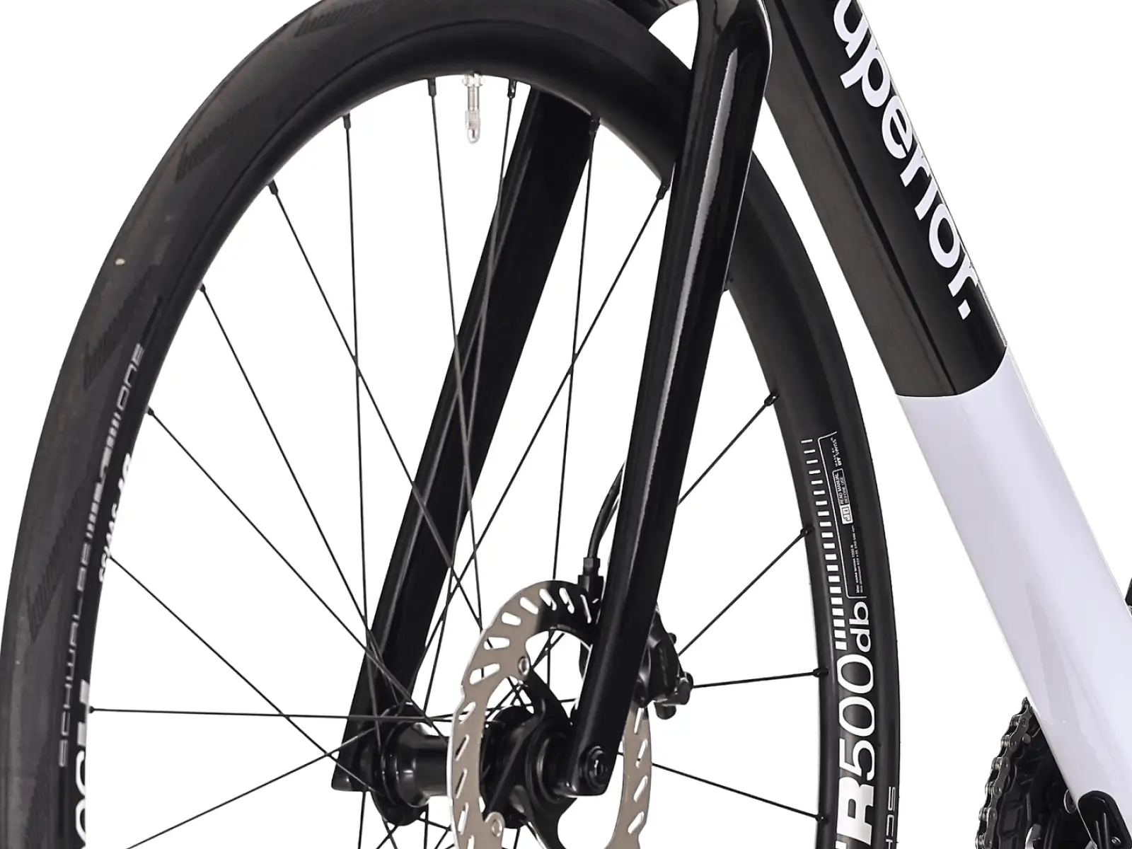 Superior XR 6.5 GF Rennrad Gloss Black / White