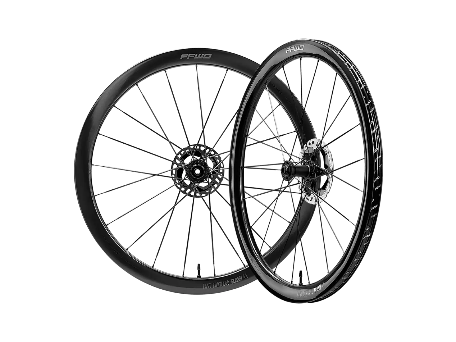 FFWD RAW CS 44 Straßenrad Laufräder Gloss Schwarz