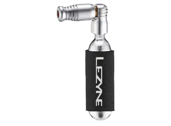Lezyne Trigger Speed Drive CO2 Pumpe silber/hochglanz + 16g Kartusche