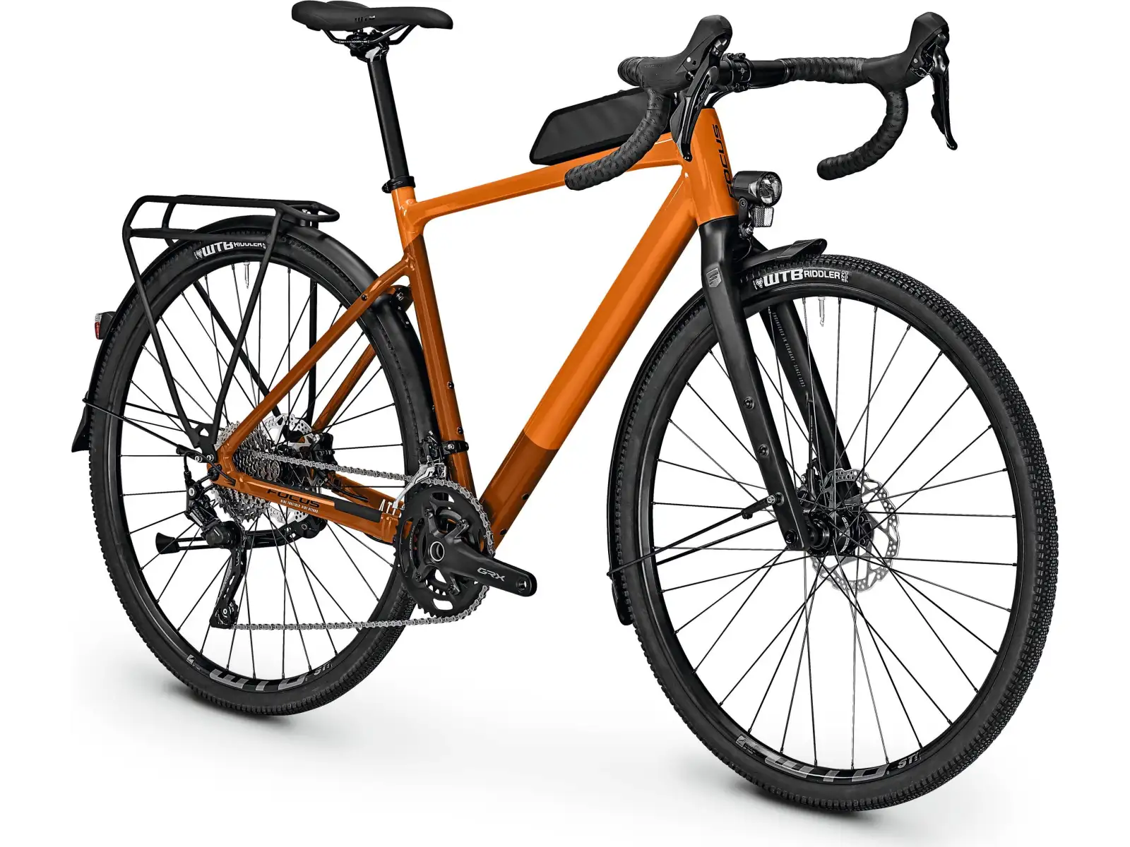 Focus Atlas 6.7 EQP DI Gravel Bike Rostorange Glänzend/Rostbraun Glänzend
