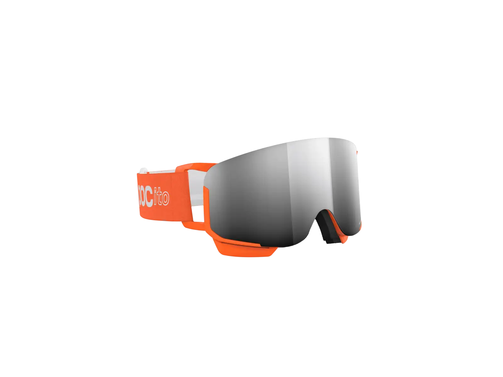 POC POCito Nexal Kinder Skibrille Fluorescent Orange/Partly Sunny Silver