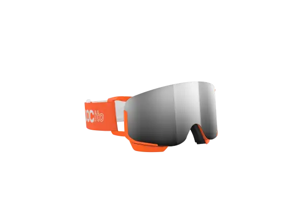 POC POCito Nexal Kinder Skibrille Fluorescent Orange/Partly Sunny Silver