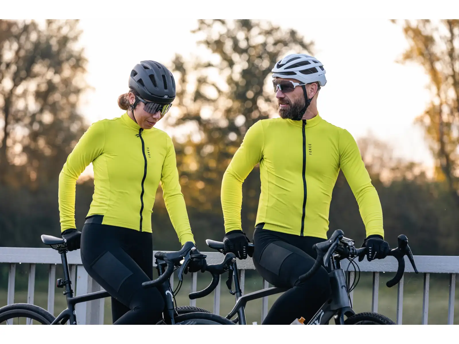 Force Endless Trikot langarm fluo gelb