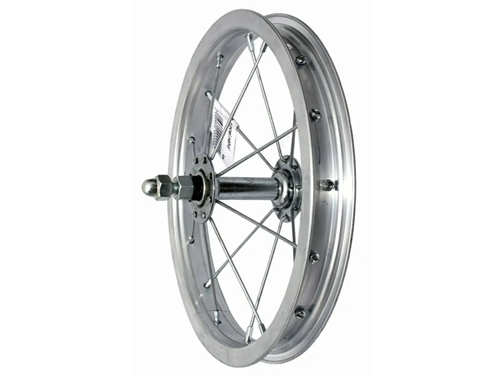 Vorderes 12-Zoll-Rad von Max1, 16 Speichen aus Stahl