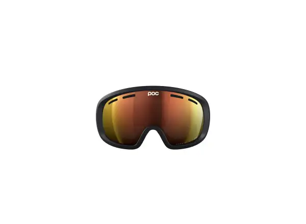 POC Fovea Mid WF Skibrille Uranium Black/Partly Sunny Orange